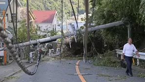 Japón: paso del tifón Faxai deja al menos 2 muertos y decenas de heridos en Tokio. Foto: AFP/Video: Canal N