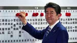 Amplia victoria del primer ministro Abe en Japón. Video: AFP