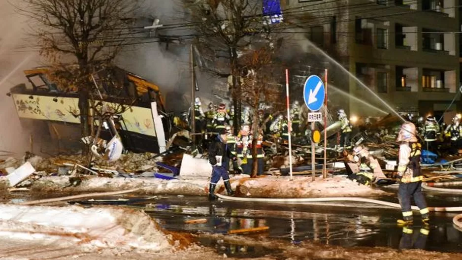 Un responsable de la polic&iacute;a indic&oacute; que hay 42 heridos pero no hay muertos tras la explosi&oacute;n en Hokkaido, Jap&oacute;n. (Foto: AFP)