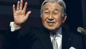 Akihito, emperador de Japón. Foto y video: AFP