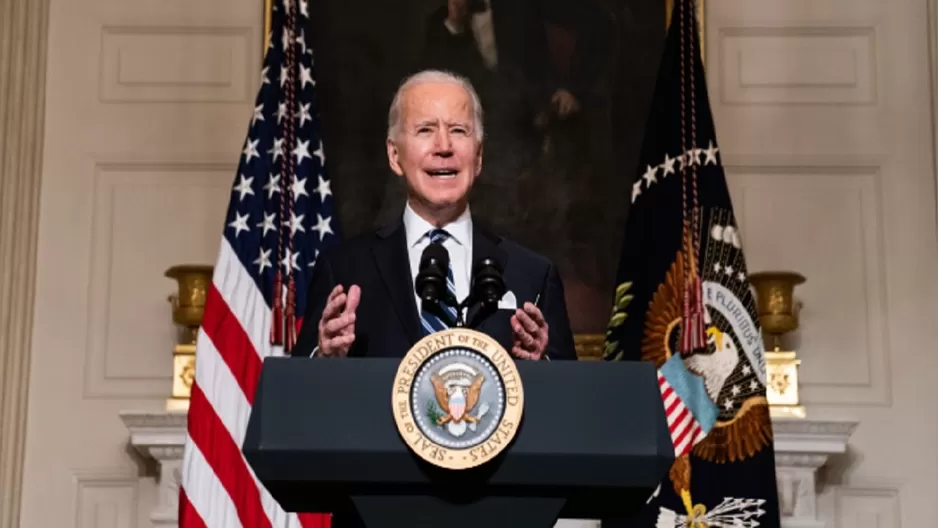 Joe Biden, presidente de Estados Unidos. Foto: AFP