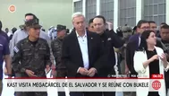 José Antonio Kast visitó megacárcel CECOT y se reunió con Bukele