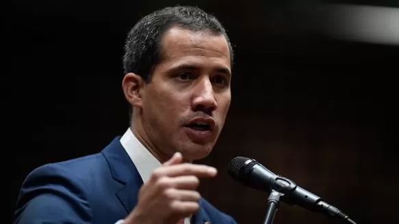 Juan Guaidó dice que cita en Oslo terminó sin acuerdo pero mediación sobre Venezuela sigue. Foto: AFP