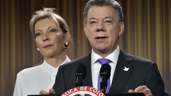 Juan Manuel Santos. Foto: AFP