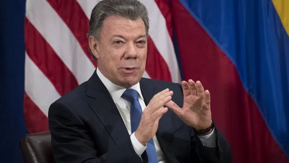 Presidente de Colombia, Juan Manuel Santos. (Vía: AFP)