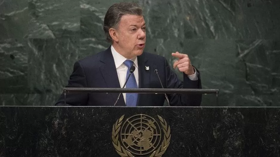 Juan Manuel Santos, presidente de Colombia. (Vía: AFP)