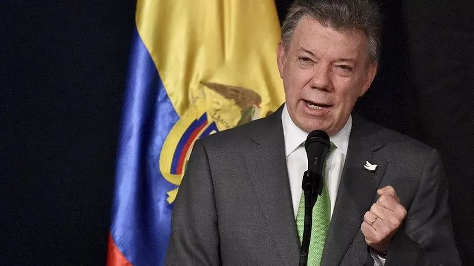 Juan Manuel Santos, presidente de Colombia. (Vía: AFP)