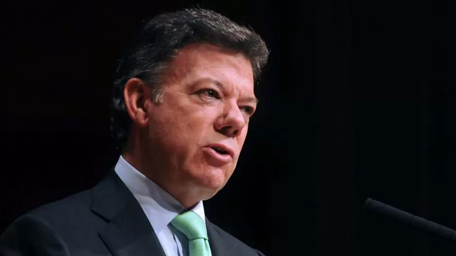 Presidente de Colombia, Juan Manuel Santos. Foto: EFE