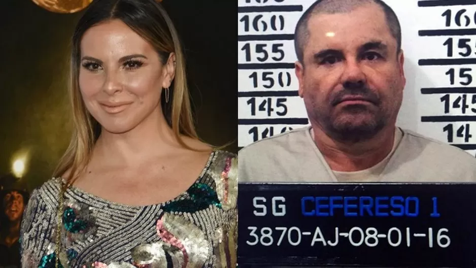 Kate del Castillo y El Chapo Guzmán. (Vía: AFP)