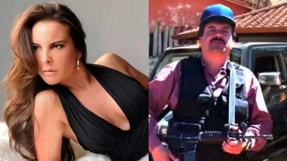 Kate del Castillo y 'El Chapo' Guzmán. (Vía: AFP)