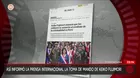 Keiko Fujimori: así informó la prensa internacional toma de mando
