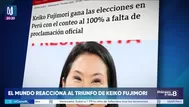 Keiko Fujimori, virtual presidente: Así se informó en extranjero