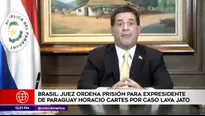 Brasil: Piden prisión preventiva para expresidente paraguayo Horacio Cartes por caso Lava Jato. Foto y video: América Noticias