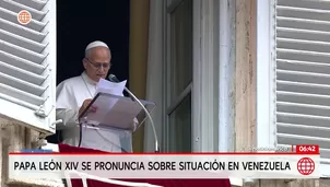 León XIV pide paz y respeto a los derechos humanos en Venezuela. Foto y video: América Noticias