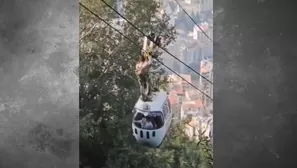 Recataron a más de 30 personas atrapadas en un teleférico en Líbano - Foto y video: América Noticias