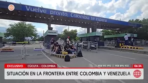 Situación en el Puente Simón Bolívar: Libre tránsito en frontera Colombia-Venezuela. Foto y video: América Noticias