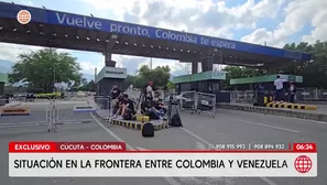 Situación en el Puente Simón Bolívar: Libre tránsito en frontera Colombia-Venezuela. Foto y video: América Noticias