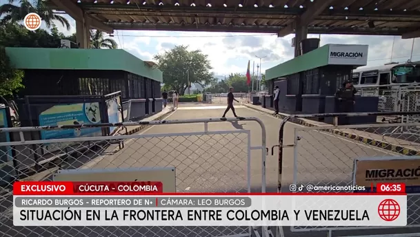 Situación en el Puente Simón Bolívar: Libre tránsito en frontera Colombia-Venezuela. Foto: América Noticias