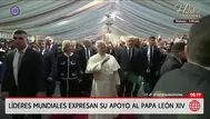 Líderes expresan apoyo al papa León XIV tras cirugía