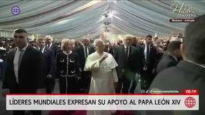 Líderes expresan apoyo al papa León XIV tras cirugía. Foto y video: América Noticias