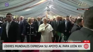 Líderes expresan apoyo al papa León XIV tras cirugía. Foto y video: América Noticias