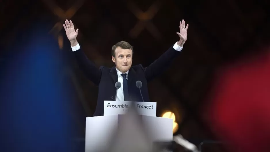 Emmanuel Macron, presidente electo de Francia. Foto: AFP