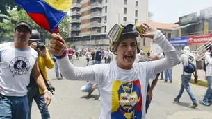 Lilian Tintori, opositora venezolana y esposa de Leopoldo López. Foto: AFP