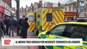 Ataque en Londres. Foto: América TV