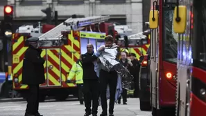 Londres: Atentado terrorista dej&oacute; 2 muertos y 3 heridos. Foto: AFP/Video: Canal N