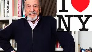 Glaser creó en 1977 el logo "I love New York". Video: Ig. Iloveny