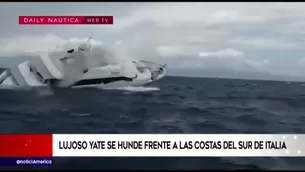 Naufragio en Italia. América Noticias