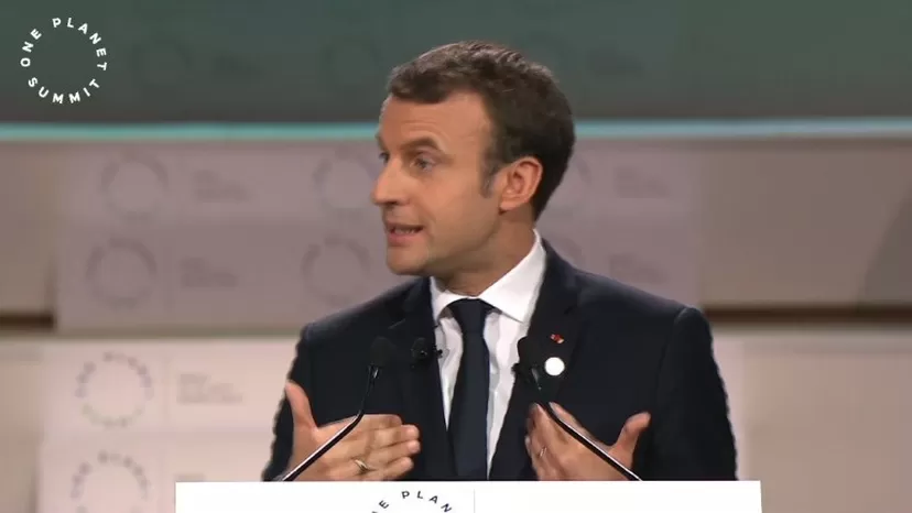 Macron: "Estamos perdiendo batalla" contra el cambio climático