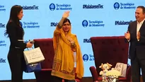 Malala aboga por migrantes en encuentro estudiantil en México. Video: AFP