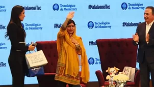 Malala aboga por migrantes en encuentro estudiantil en México. Video: AFP