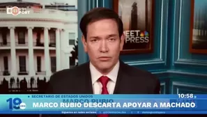Marco Rubio: Oposición venezolana no está en el país y no liderará la transición. Video: Domingo al Día