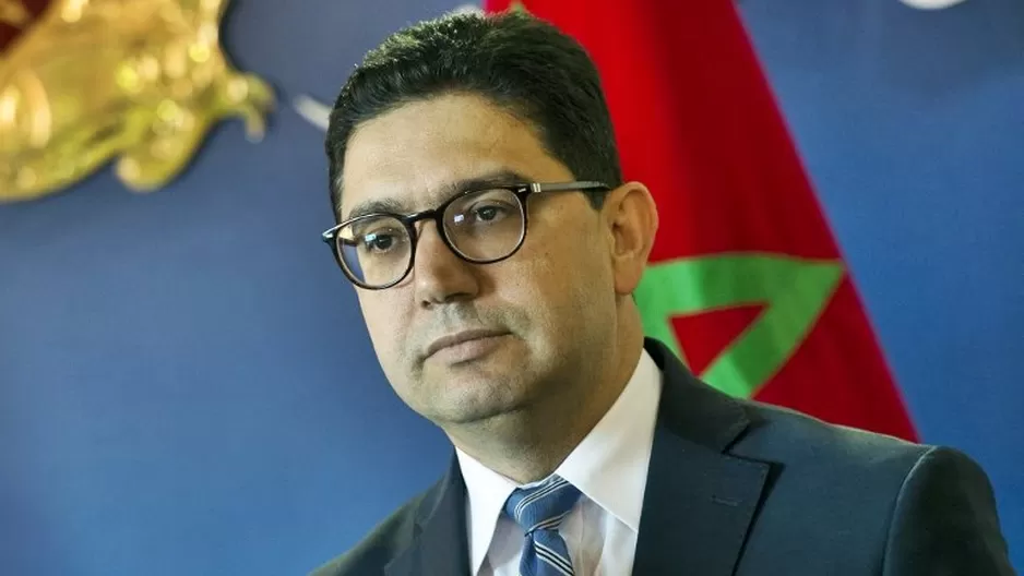 Nasser Bourita, canciller de Marruecos. Foto: AFP