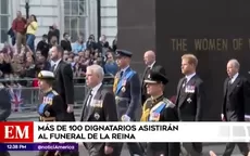 Más de 100 dignatarios asistirán al funeral de la reina - Noticias de funeral