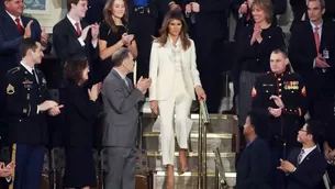 Melania Trump, primera dama de Estados Unidos. Foto: AFP