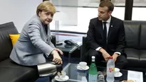 Merkel y Macron ratifican su apoyo a España en crisis de Cataluña. Video: AFP