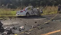 México: Choque de un auto y una camioneta de transporte turístico deja 11 muertos. Foto: EFE