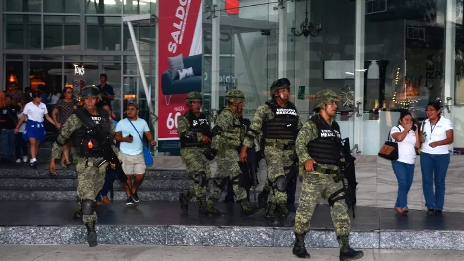 Tiroteo en Canc&uacute;n. Foto: AFP