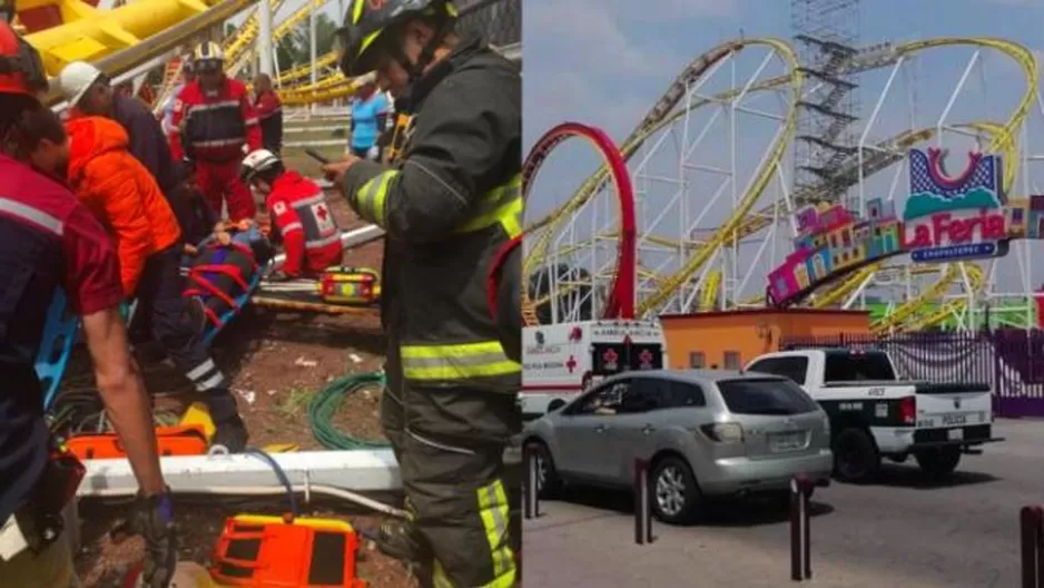 Accidente en montaña rusa dejó dos muertos y dos heridos. Foto: elgrafico.mx