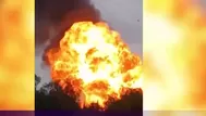 México: explosión de 4 cisternas con gas dejó heridos