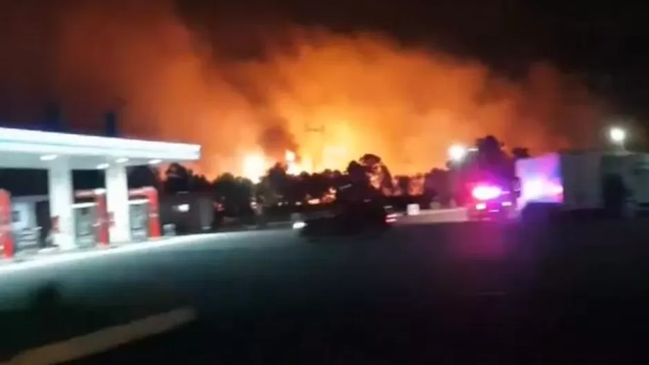 México: explosión de gasoducto deja dos heridos. Foto: captura