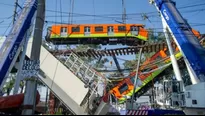 México: Una "falla estructural" fue la causa del accidente del metro, según peritaje. Foto: AFP