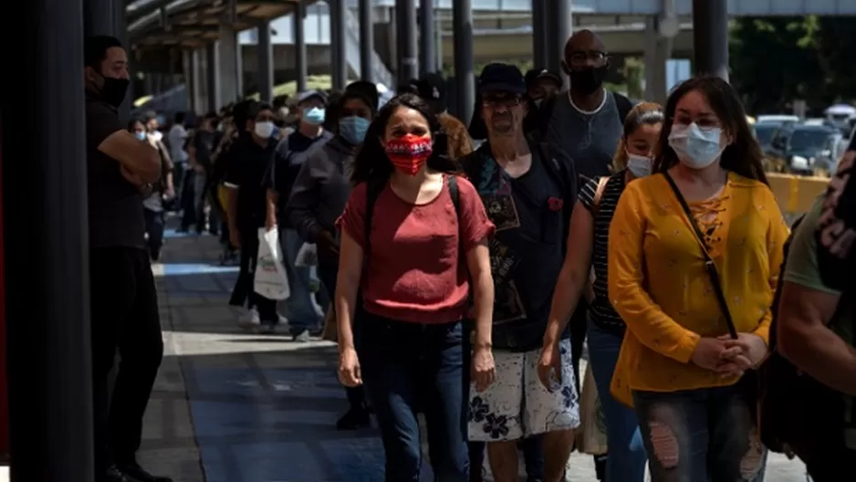 México llega a 216 852 contagios y a 26 648 decesos por coronavirus. Foto: AFP