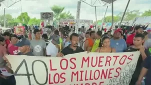 Esta protesta ha generado un debate sobre la política migratoria en México. / América Noticias