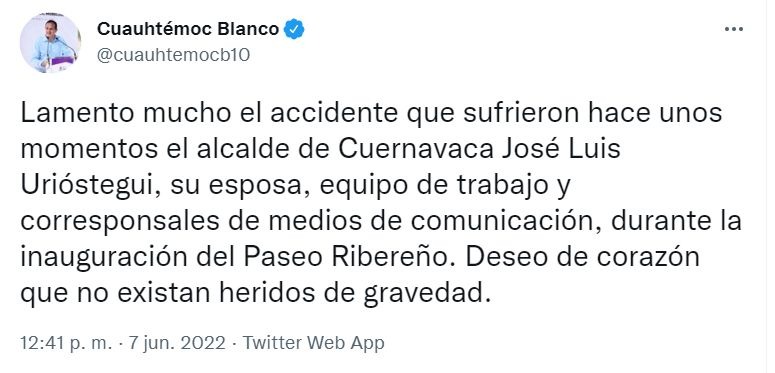 México: El preciso momento del colapso de un puente en Cuernavaca