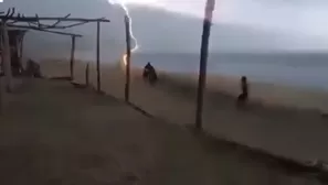 La impactante escena ocurrió en la paradisiaca y turística playa de Maruata en Michoacán. / Video: Canal N