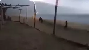 La impactante escena ocurrió en la paradisiaca y turística playa de Maruata en Michoacán. / Video: Canal N